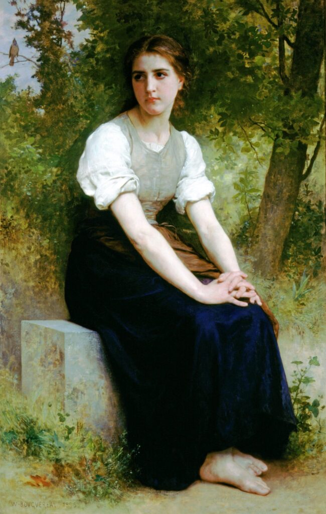 El canto del ruiseñor – William Bouguereau William Bouguereau 70x105