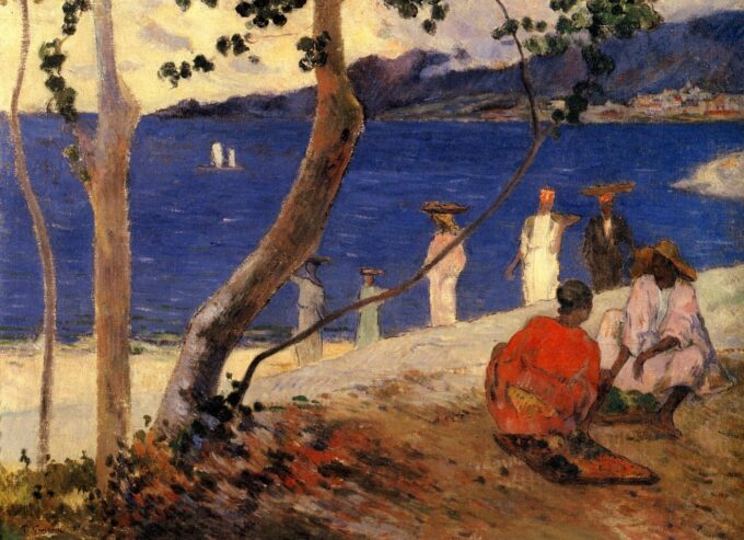 Un borde de mar, 1887 – Paul Gauguin Paul Gauguin 105x70