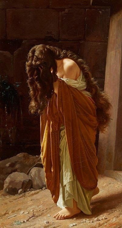 Magdalena penitente – Antonio Ciseri Antonio Ciseri 70x140