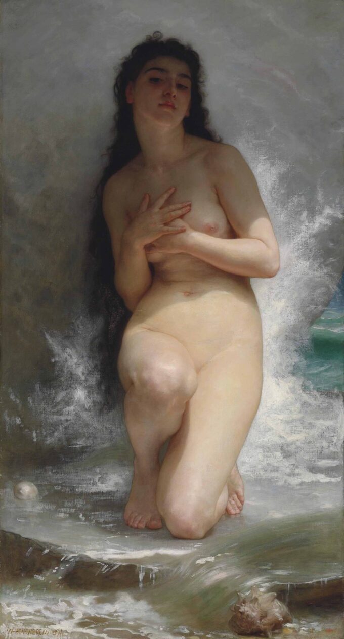 La perla – William Bouguereau William Bouguereau 70x120