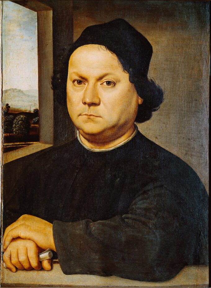 Retrato del Perugino – Rafael (pintor) Rafael Sanzio 70x105