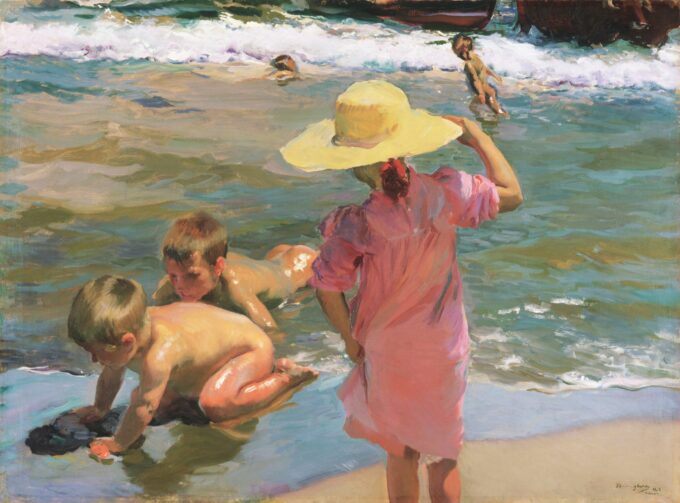 Niño en la playa – Sorolla Joaquín Sorolla 105x70