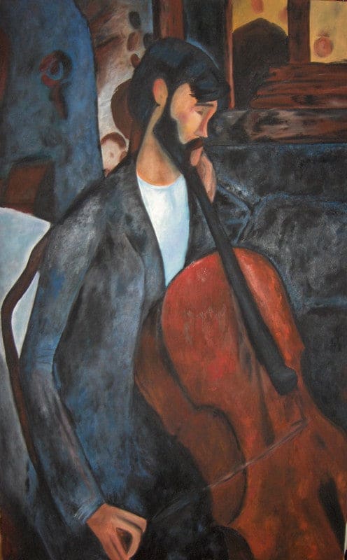 El violonchelista – Amedeo Modigliani Amedeo Modigliani