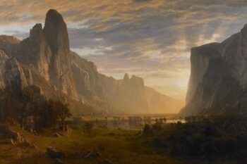 Vista del valle de Yosemite, California – Albert Bierstadt Albert Bierstadt