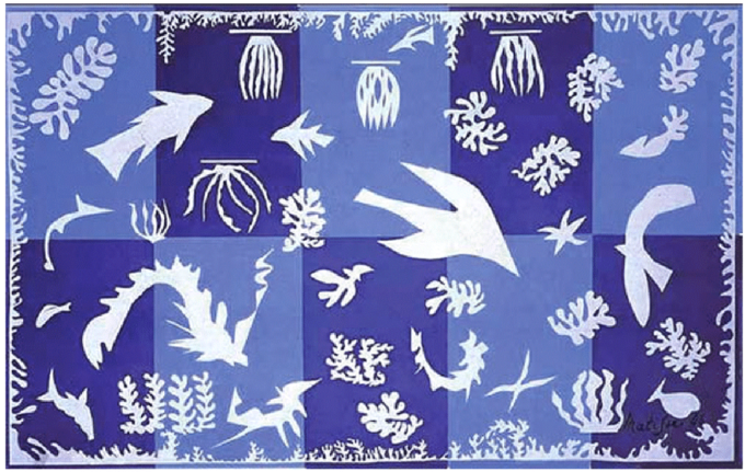 Polinesia, el mar – Matisse Henri Matisse 105x70