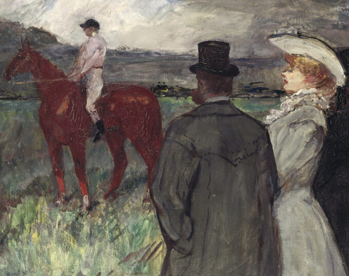 En el hipódromo – Toulouse Lautrec Henri de Toulouse-Lautrec 85x75