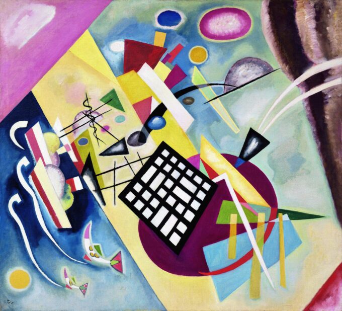 Trama negra – Vassily Kandinsky Vasili Kandinski 70x70