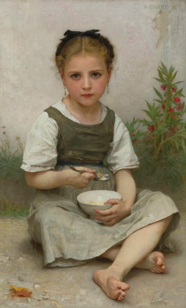 Desayuno de la mañana – William Bouguereau William Bouguereau 70x120