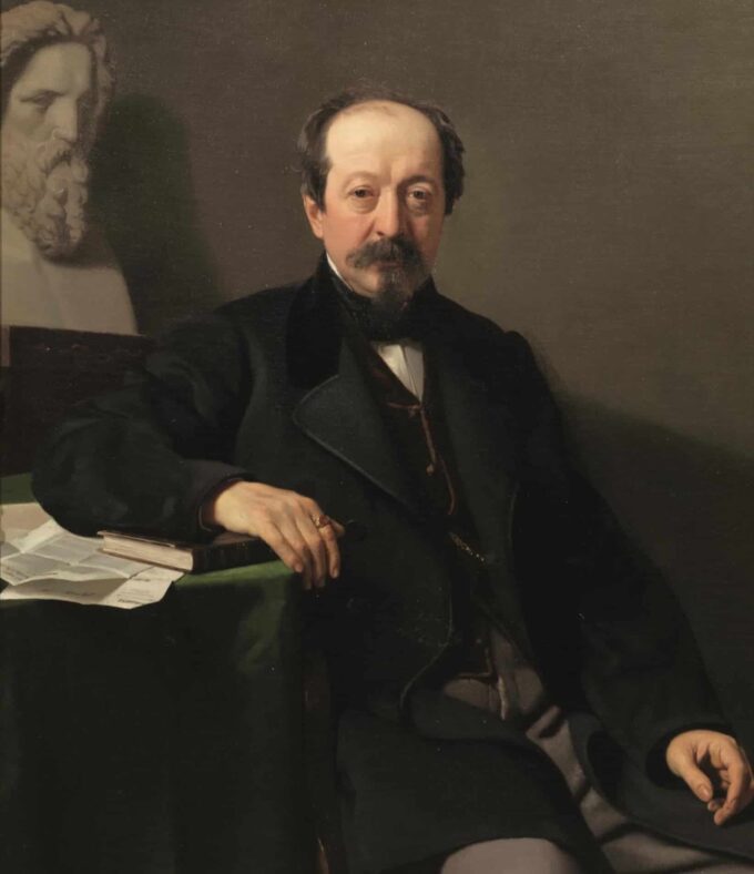 Retrato del Dr. Federigo Ermanno Filippi – Antonio Ciseri Antonio Ciseri 70x85