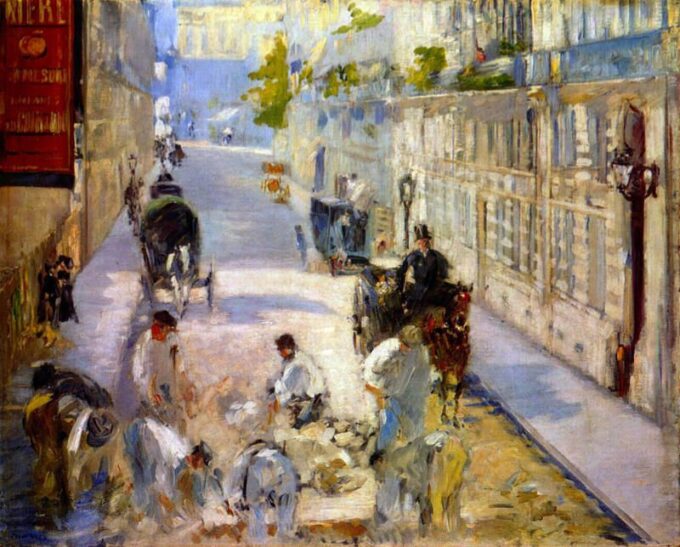 Los trabajadores de la calle – Edouard Manet Édouard Manet 85x75