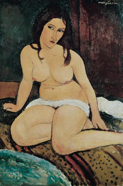 Desnudo sentado (1917) – Amedeo Modigliani Amedeo Modigliani