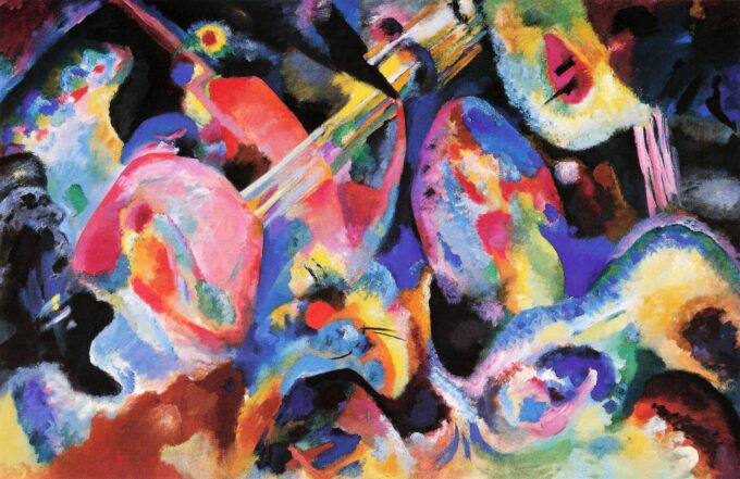 Inundación de improvisación – Vassily Kandinsky Vasili Kandinski 105x70