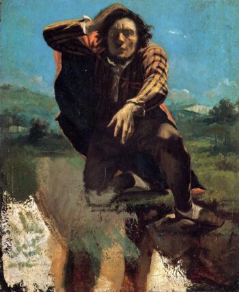 «Loco de miedo – Gustave Courbet» Gustave Courbet