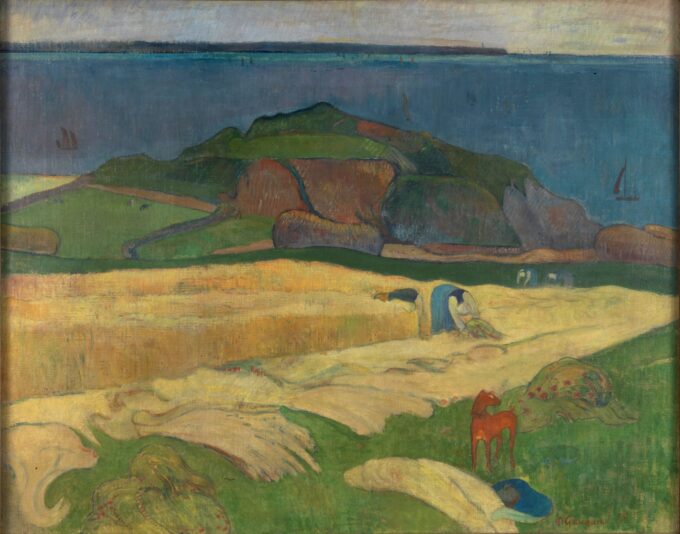 Cosecha (Le Pouldu) – Paul Gauguin Paul Gauguin 85x75