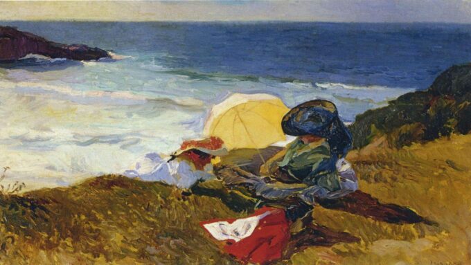 Puesta de sol en Biarritz – Sorolla Joaquín Sorolla 120x70