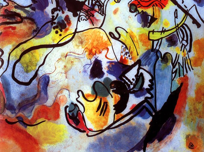 El Juicio Final – Vassily Kandinsky Vasili Kandinski 85x75