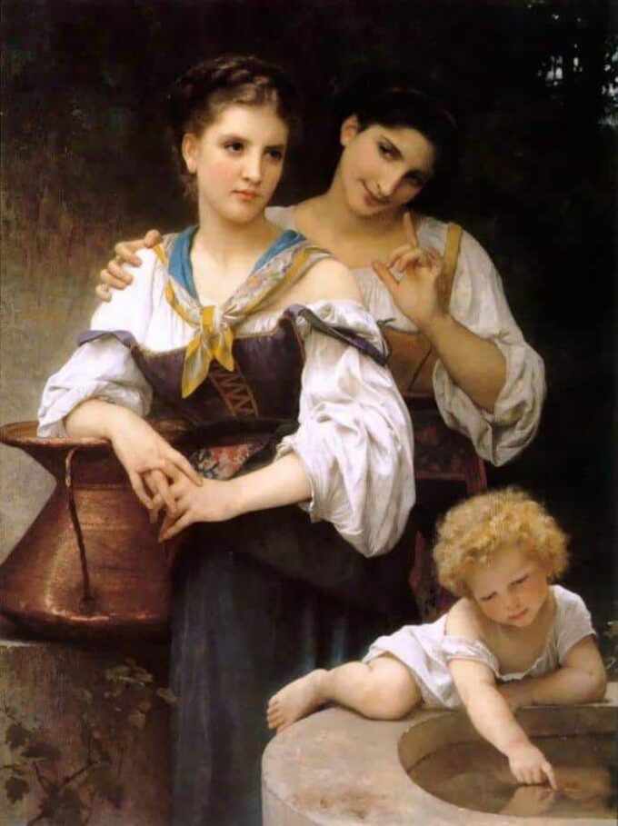 El secreto – William Bouguereau William Bouguereau 70x85