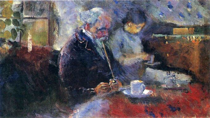 En la mesa del café – Edvard Munch Edvard Munch 120x70