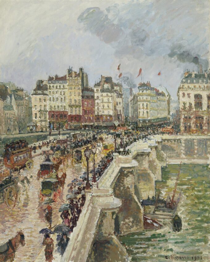 El puente nuevo – Camille Pissarro Camille Pissarro 70x85