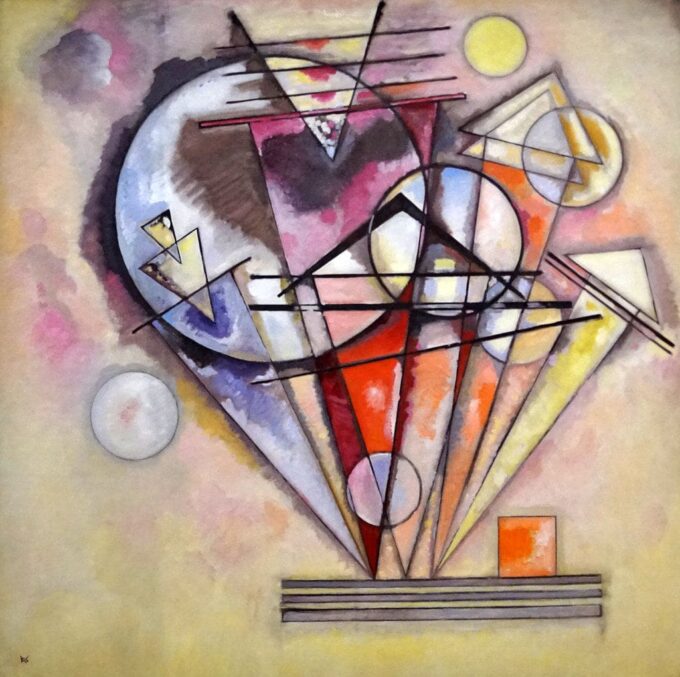 Sobre las puntas – Vassily Kandinsky Vasili Kandinski 70x70