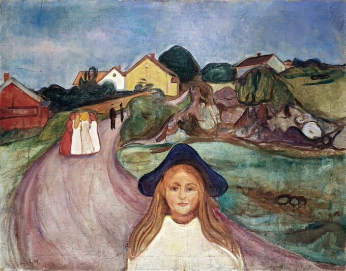 Calle en Asgardstrand – Edvard Munch Edvard Munch 85x75