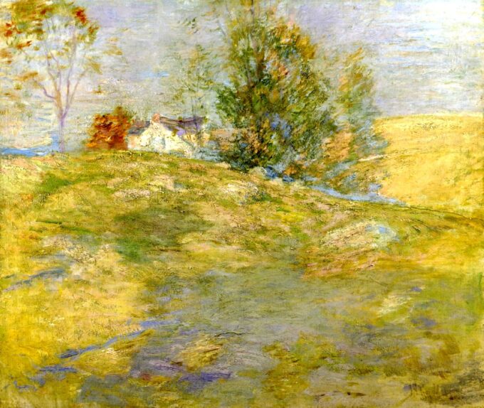 La casa del artista en otoño en Greenwich, 1895 – John Henry Twachtman John Henry Twachtman