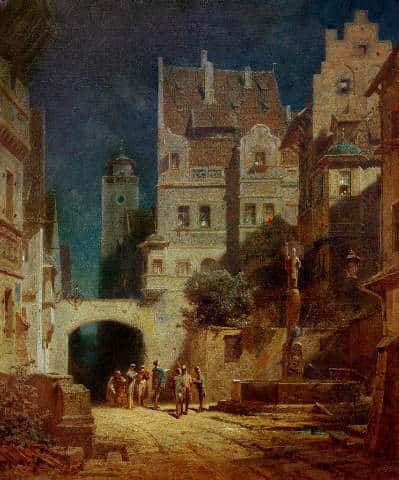 Serenata a la luz de la luna – Carl Spitzweg Carl Spitzweg 70x85