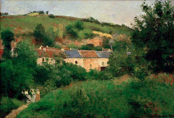 La calle del pueblo – Camille Pissarro Camille Pissarro 105x70