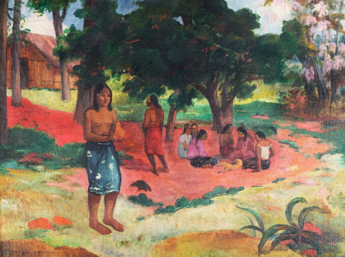 Palabras susurradas – Paul Gauguin Paul Gauguin 85x75