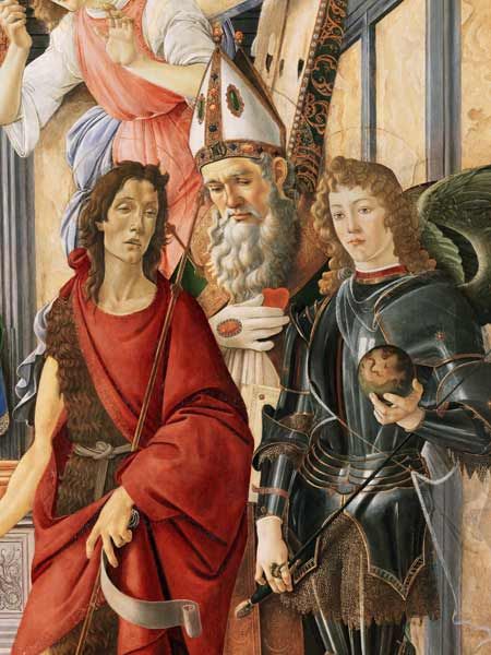 S.Botticelli, Johannes, Ignatius, Mich – Sandro Botticelli Sandro Botticelli 70x85