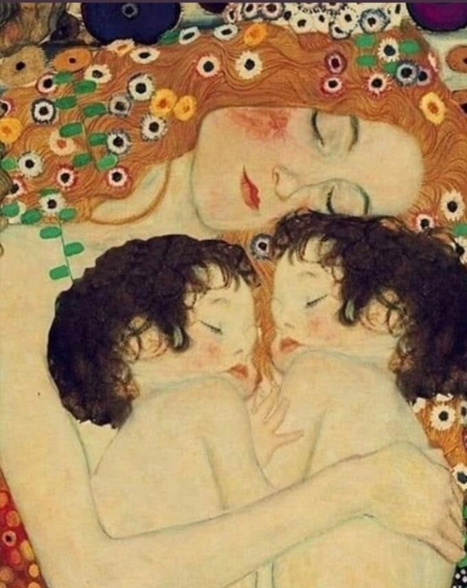 Madre y gemelos – Gustav Klimt Gustav Klimt