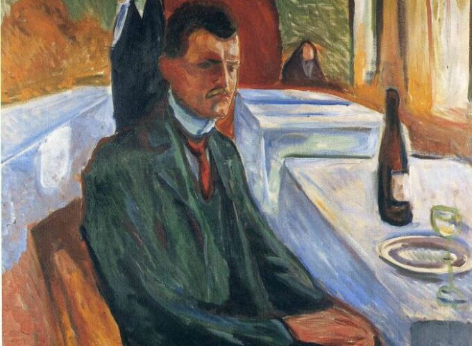 Autorretrato en Weimar – Edvard Munch Edvard Munch 105x70