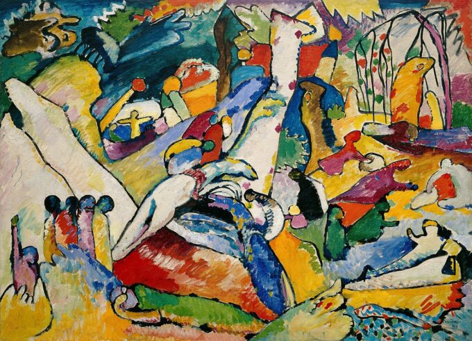 Boceto para la composición II – Vassily Kandinsky Vasili Kandinski 105x70