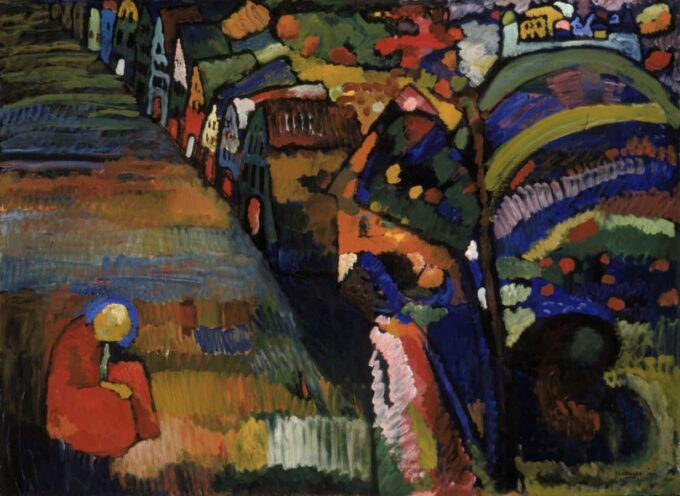 Pintura de casa – Vassily Kandinsky Vasili Kandinski 105x70