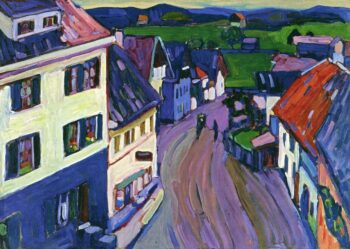 Vista desde la ventana del Griesbrau – Vassily Kandinski Vasili Kandinski