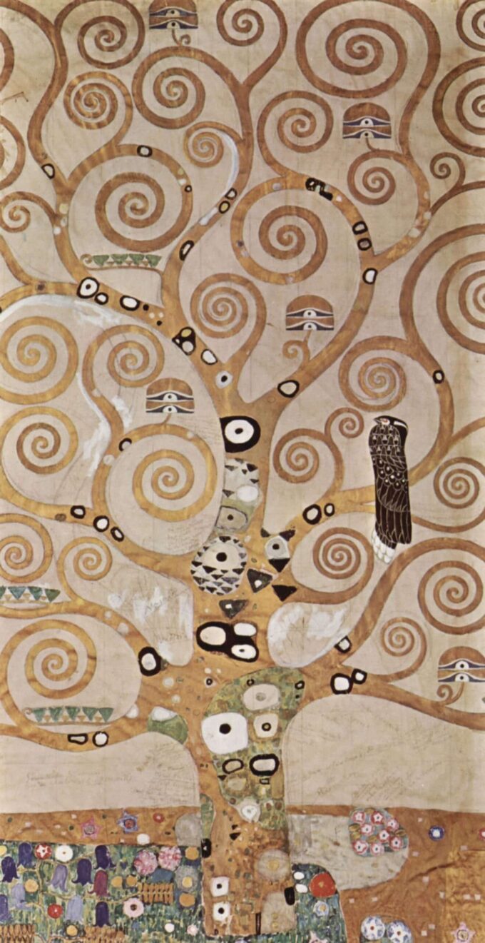 El árbol de la vida, sección central (detalle) – Gustav Klimt Gustav Klimt