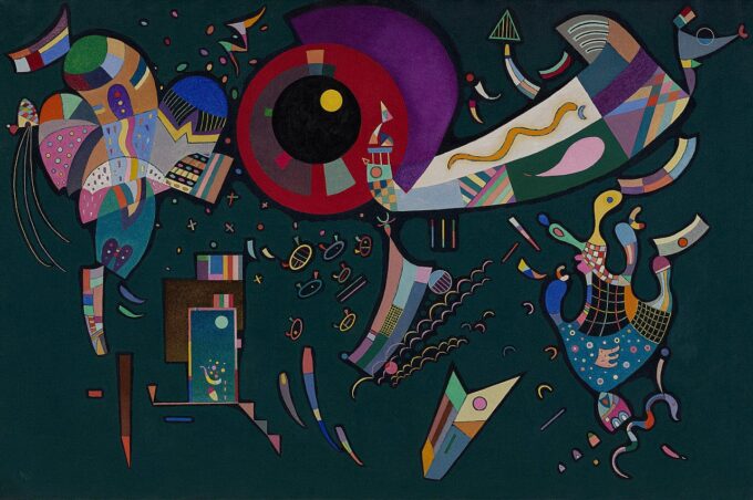 Alrededor del círculo – Vassily Kandinsky Vasili Kandinski 105x70