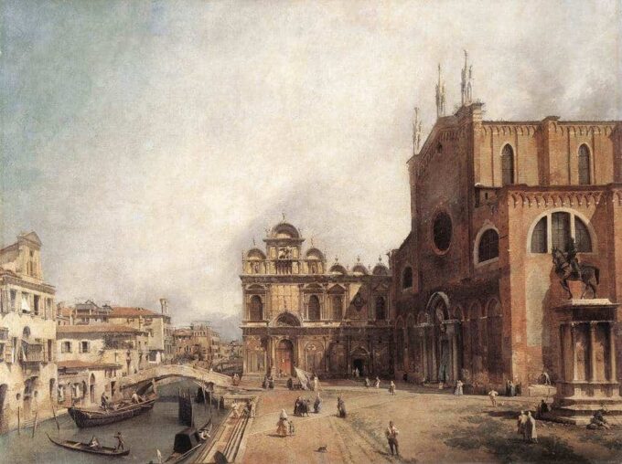 San Giovanni e Paolo y la Escuela de San Marcos – Canal Giovanni Antonio Giovanni Antonio Canal 85x75