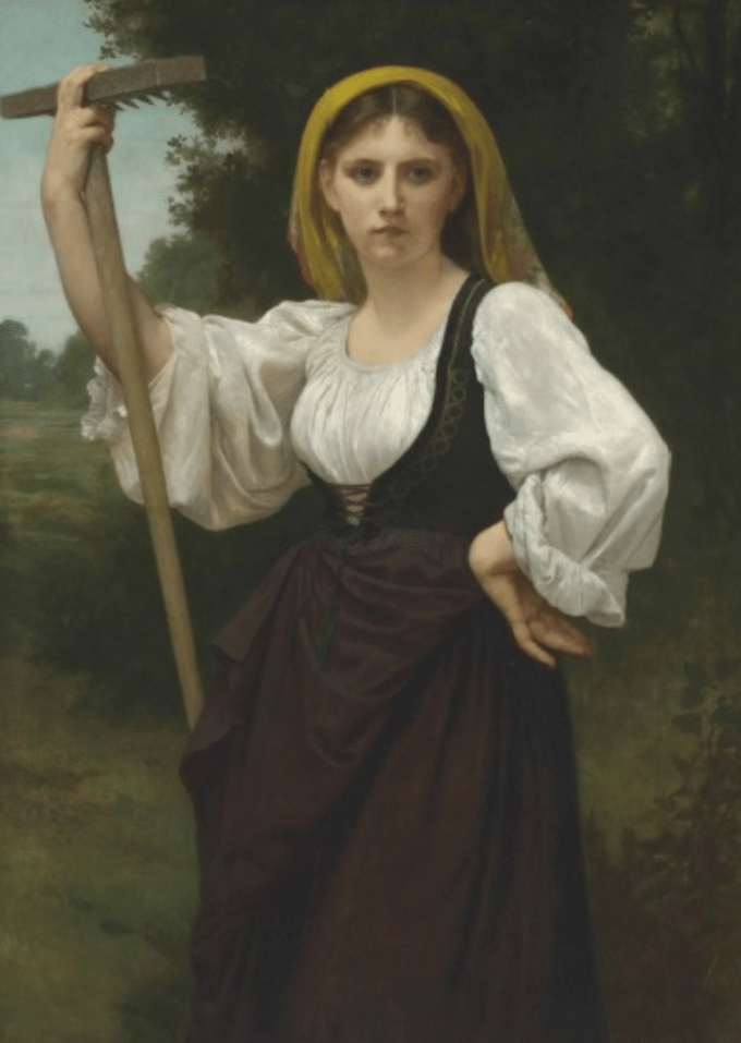 Trituradora de heno – William Bouguereau William Bouguereau 70x105