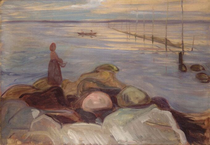 «En la costa – Edvard Munch» Edvard Munch 105x70