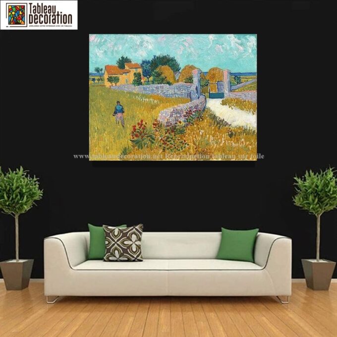 Granja en Provenza – Van Gogh Vincent Van Gogh 85x75 3