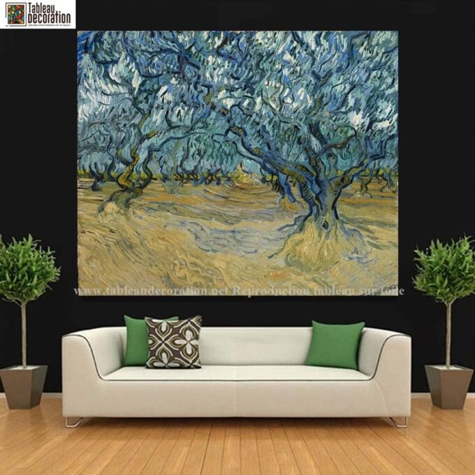 El Campo de Olivos – Van Gogh Vincent Van Gogh 85x75 6