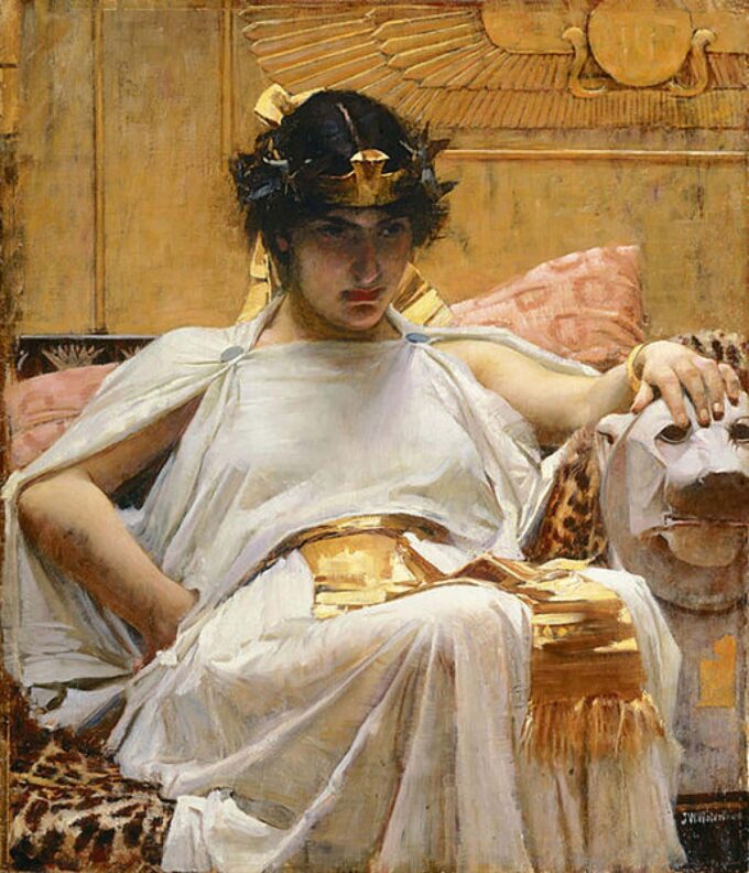 Cleopatra – John William Waterhouse Cuadros Populares 70x85