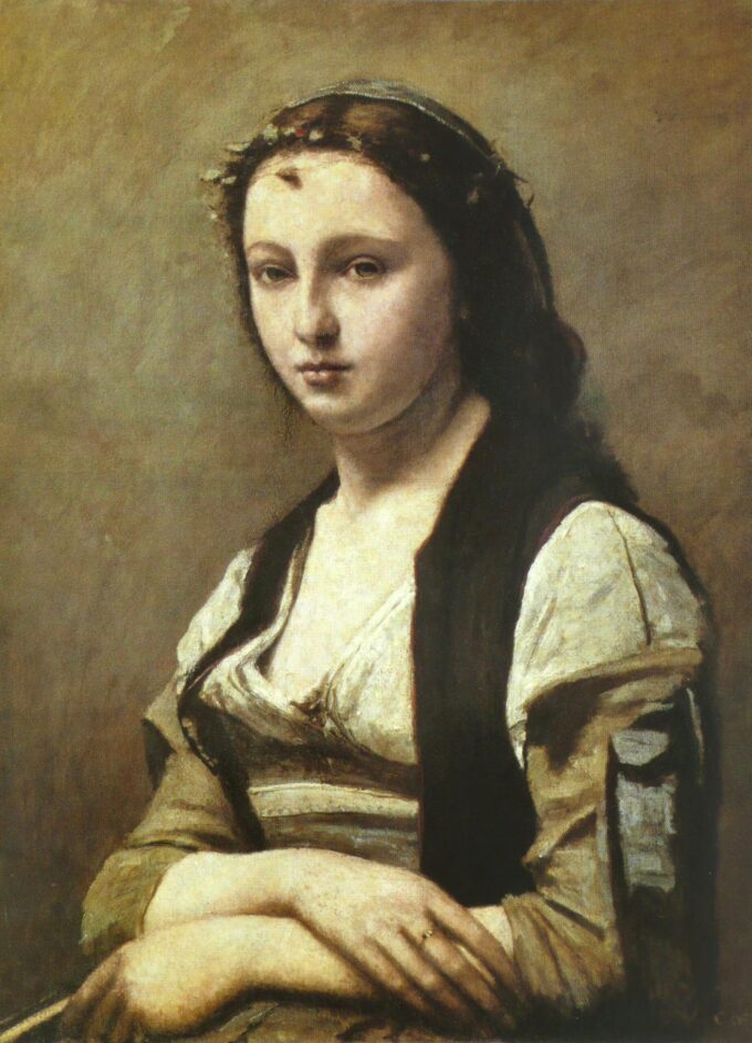 La mujer con la perla – Camille Corot Camille Corot