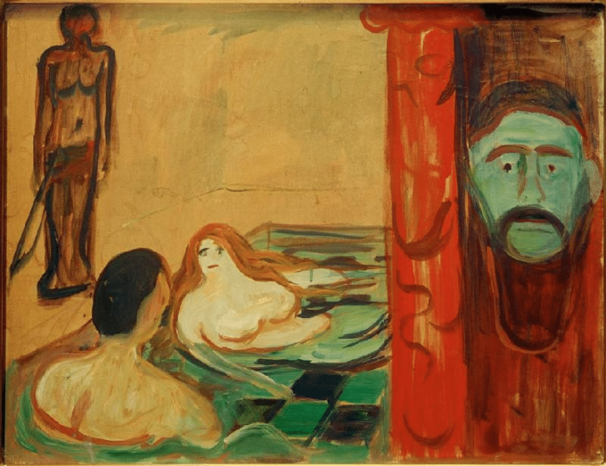 Los celos en el baño – Edvard Munch Edvard Munch 85x75