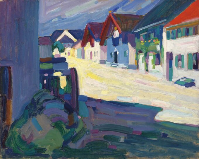 Calle Murnau – Vassily Kandinsk Vasili Kandinski 85x75