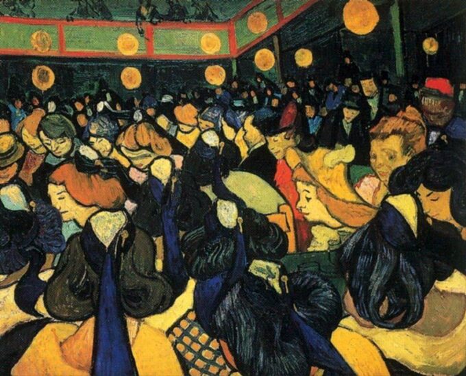 Sala de baile en Arlés – Van Gogh Vincent Van Gogh 85x75