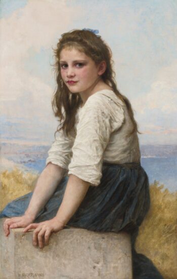 Al borde del mar – William Bouguereau William Bouguereau