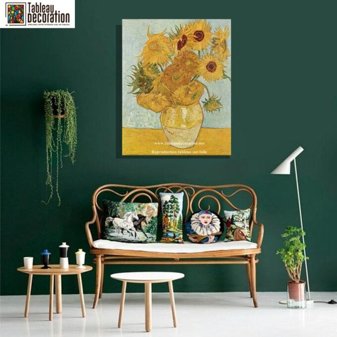 Los girasoles – Van Gogh Cuadros Populares 70x85 6