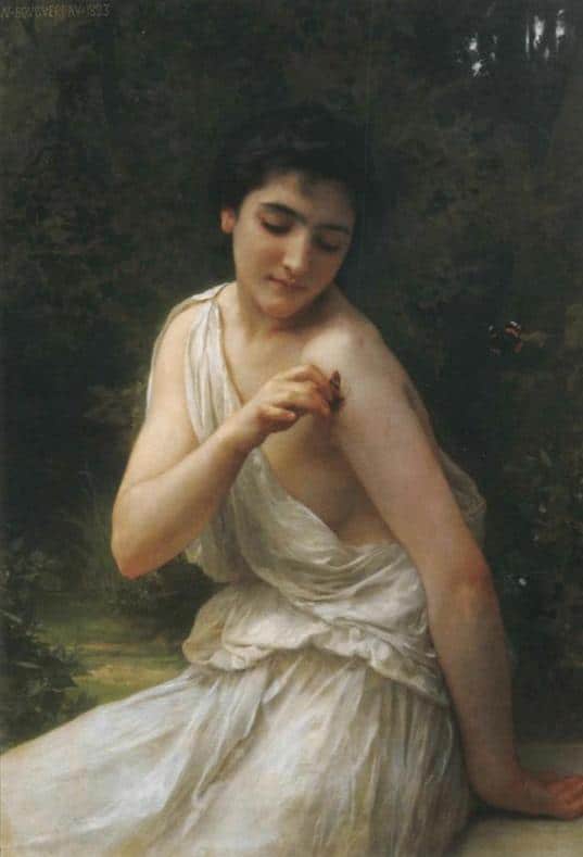 La mariposa – William Bouguereau William Bouguereau 70x105